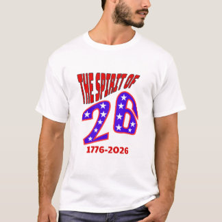 CAMISETA ESPÍRITO DE 26: 1776-2026