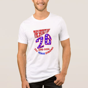 CAMISETA ESPÍRITO DE 26: 250 ANOS DE FORÇA