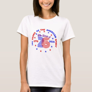 CAMISETA ESPÍRITO DE 26: 250 ANOS DO ESPÍRITO AMERICANO