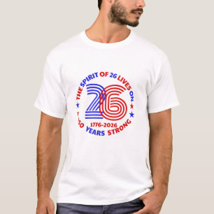 CAMISETA ESPÍRITO DE 26 A 250 ANOS FORTE