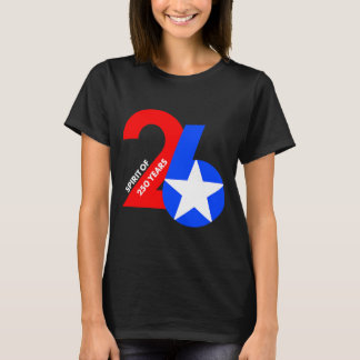 Camiseta Espírito De 26 América 2026 250 Anos 4 De Julho 17