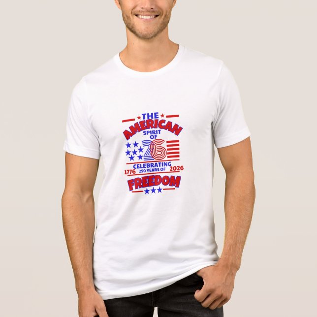 CAMISETA ESPÍRITO DE 26 - COMEMORANDO 250 ANOS (Frente)