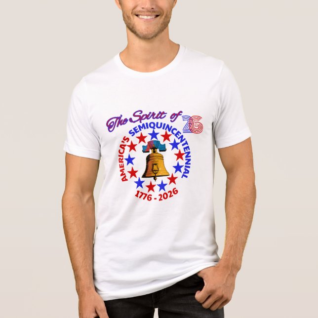 CAMISETA ESPÍRITO DE 26:SEMIQUINCENTENANO DA AMÉRICA (Frente)