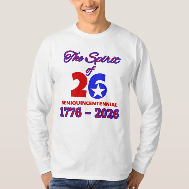 CAMISETA ESPÍRITO DE 26: SEMIQUINCENTENNIAL (Frente)