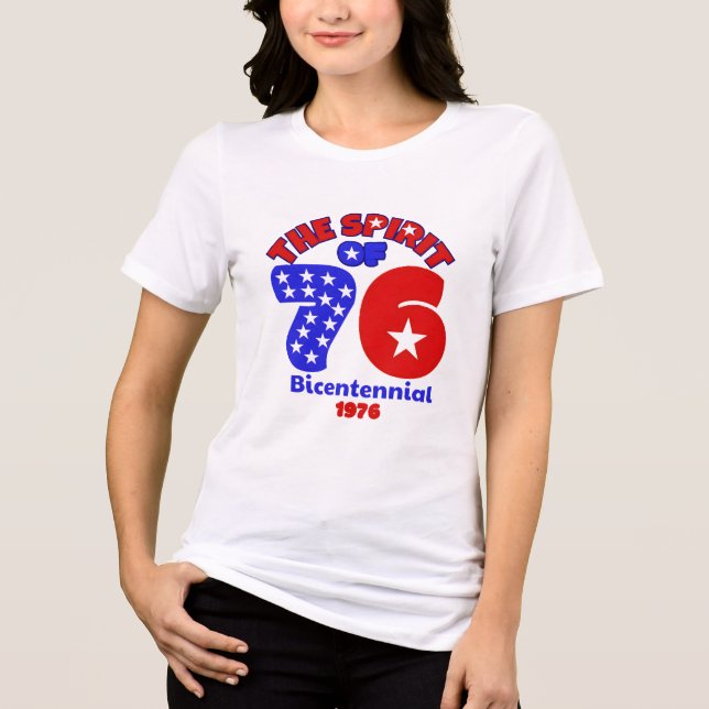 CAMISETA ESPÍRITO DE 76: BICENTENNIAL 1976 (Frente)