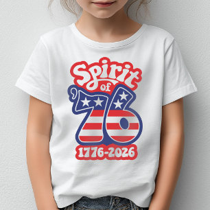 Camiseta Espírito de 76 - Groovy USA 250 - 1776-2026