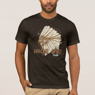 Camiseta espírito de apache dentro do tshirt