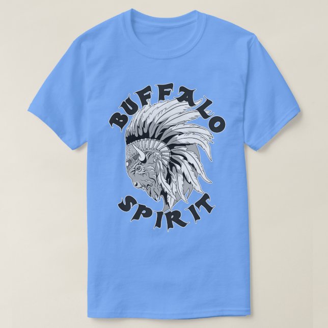 Camiseta Espírito de Buffalo 1 (Frente do Design)