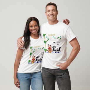 Camiseta Espírito de Dragão Lótus branco