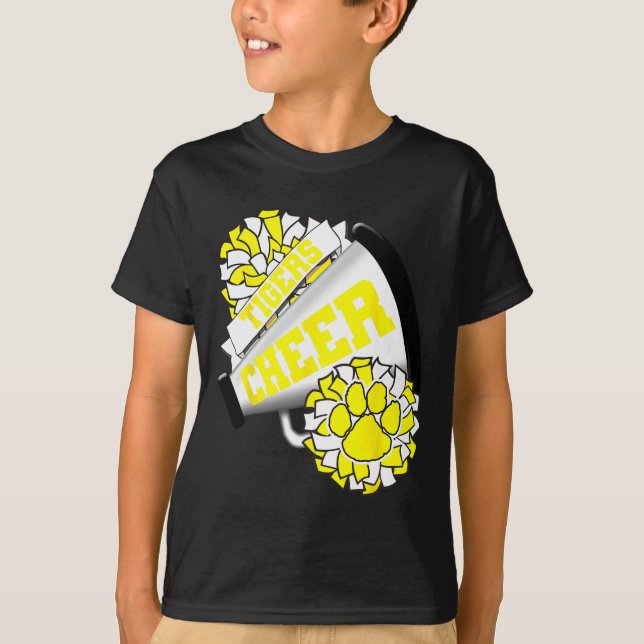 Camiseta Espírito de Equipe de Animação dos Tigres Chegando (Frente)