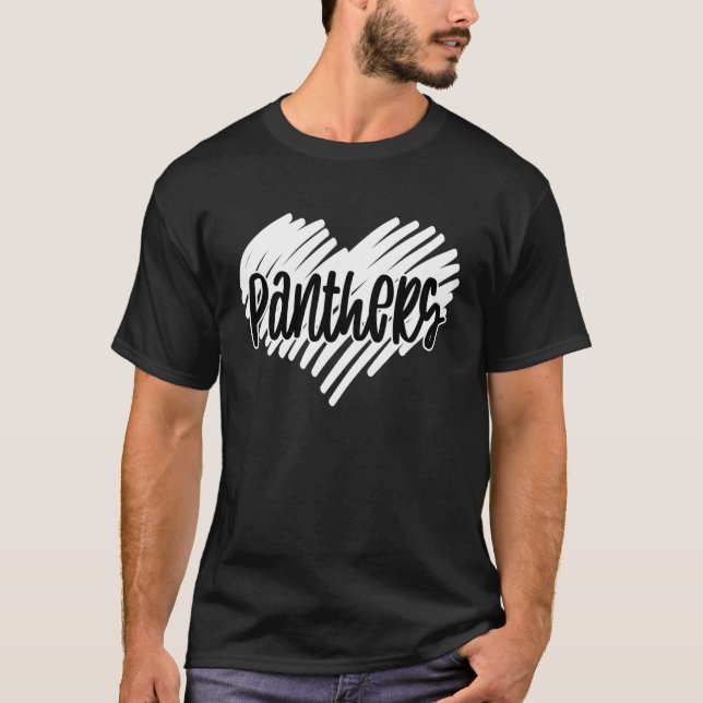 Camiseta Espírito de Equipe de Fã de Esportes dos Panteras  (Frente)