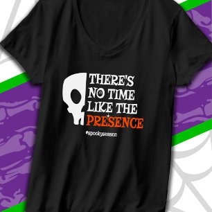 Camiseta Espírito de Halloween Caveira Assustadora Divertid