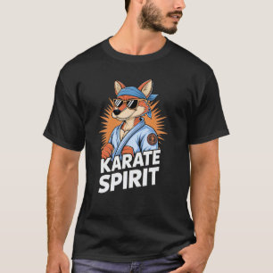 Camiseta Espírito de Karate das Artes Marciais Japonesas