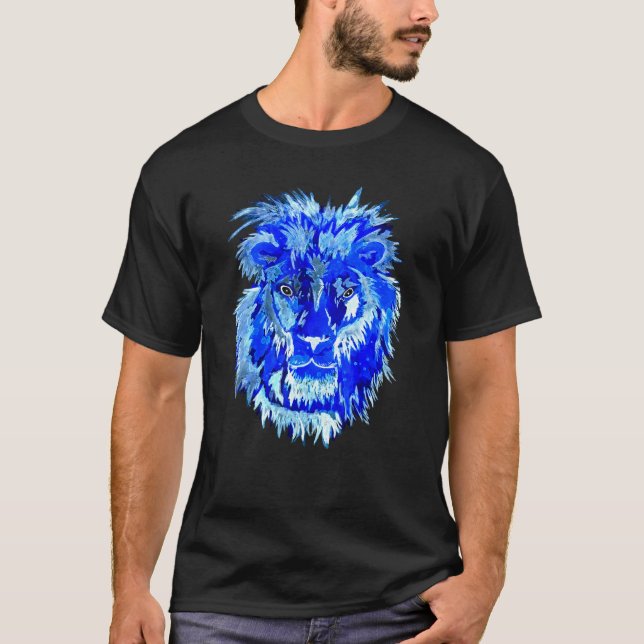Camiseta Espírito de Leão Azul (Frente)