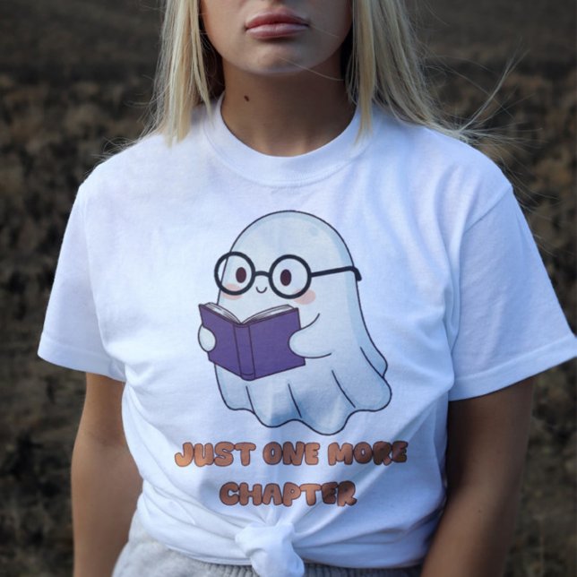 Camiseta Espírito de Leitura do Fantasma de Bookie Hallowee (Criador carregado)