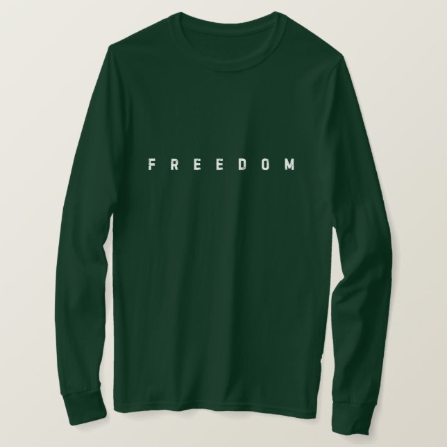 Camiseta Espírito de Liberdade (Frente do Design)