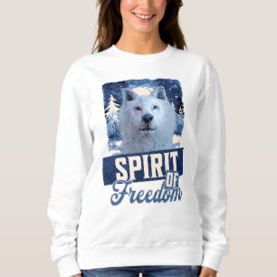 Camiseta Espírito de Liberdade do Lobo Ártico