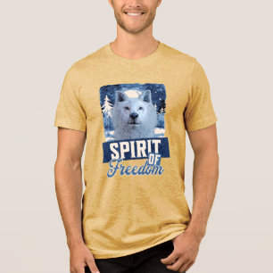 Camiseta Espírito de Liberdade do Lobo Ártico
