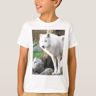 Camiseta Espírito de lobo branco albino - Presentes da Thér