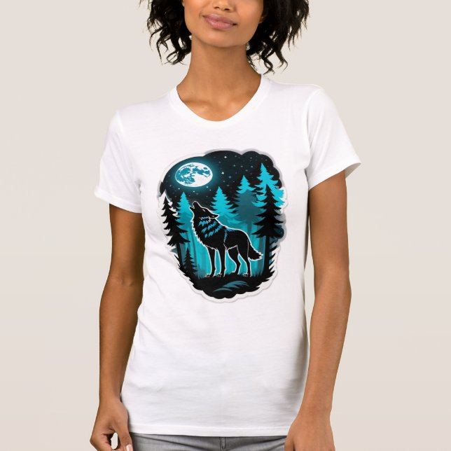 Camiseta Espírito de Lobo da Floresta (Frente)
