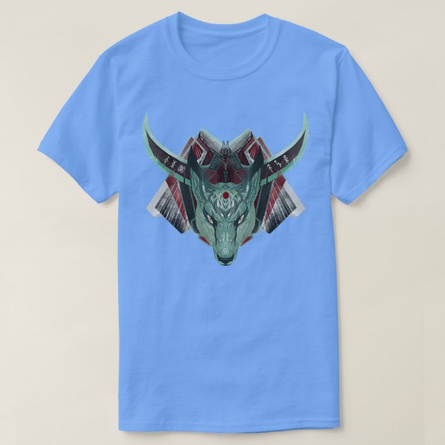 Camiseta Espírito de Lobo Viking (Frente do Design)