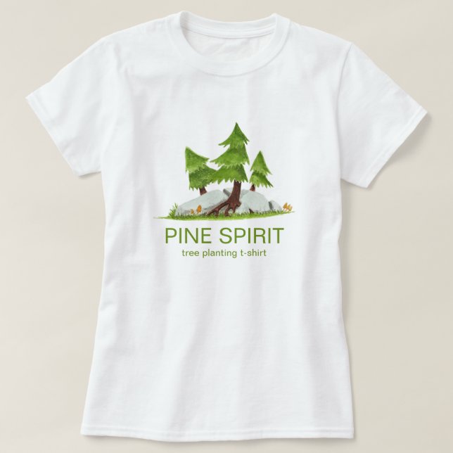 Camiseta Espírito de Pinheiro (Frente do Design)