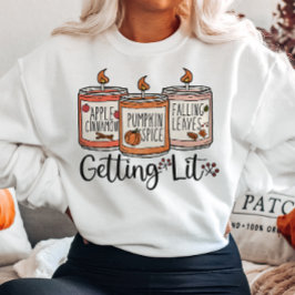 CAMISETA ESPÍRITO DE PUMKIN DE CINNAMON DE MAÇÃ AUTÔNOMO A