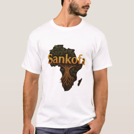 Camiseta Espírito de Sankofa celebra herança negra,história