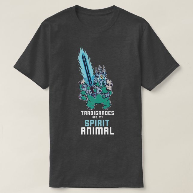 Camiseta Espírito de Tardigrado Microbiologia Animal Wate (Frente do Design)