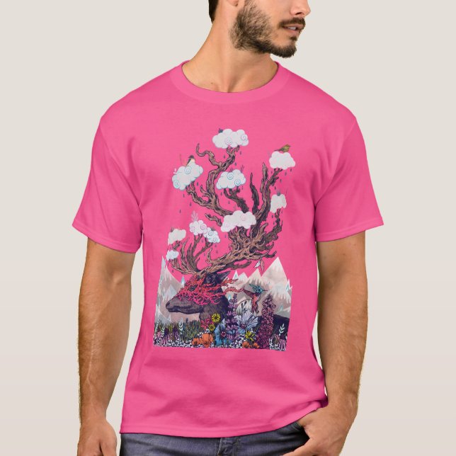 Camiseta Espírito de Viagem (Veado) (Frente)