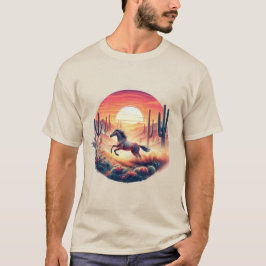 Camiseta Espírito do Deserto, Cavalo Majestoso