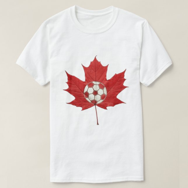 Camiseta Espírito do Futebol Canadense (Frente do Design)