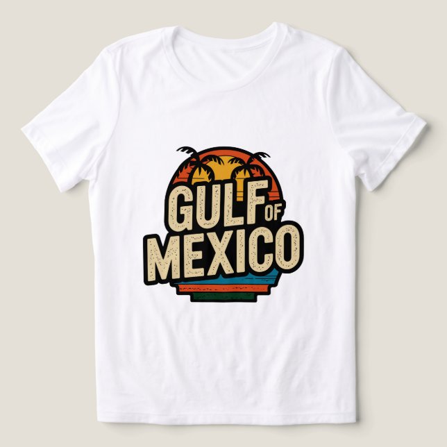 Camiseta 🔥 "Espírito do Golfo do México" (Design frontal)