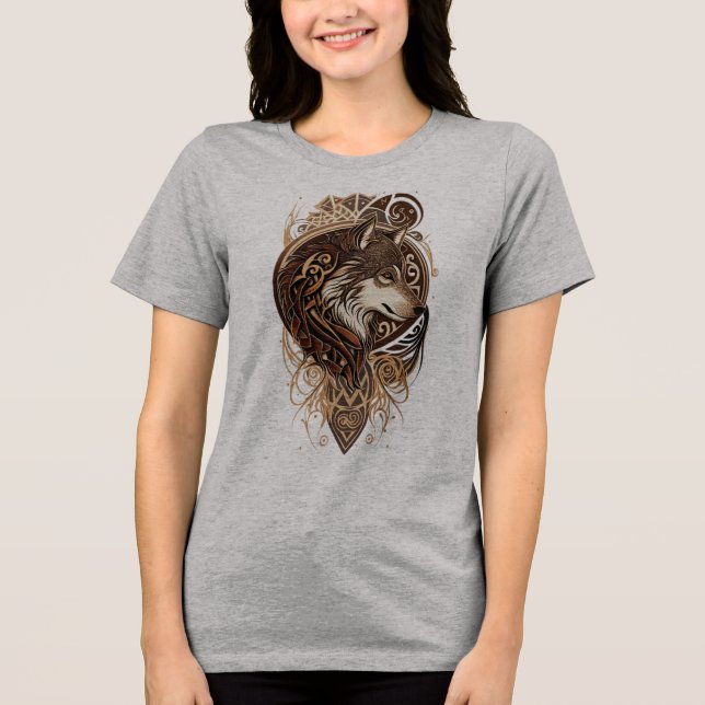Camiseta Espírito do Lobo O Observador Alma Alfa Lobo do (Frente)