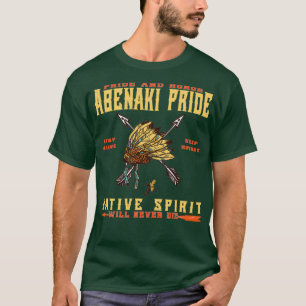 CAMISETA ESPÍRITO DO ORGULHO NATIVO-AMERICANO ABENAKI 
