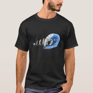 Camiseta Espírito do Surf Evolução do Homem