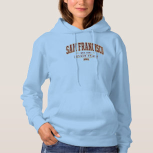 Camiseta Espírito Dourado Vintage Varsity de São Francisco