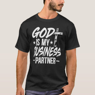 Camiseta Espírito Empresarial Deus É Meu Parceiro Empresari