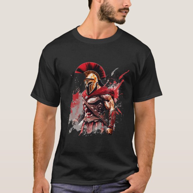 Camiseta Espírito Espartano: Guerreiro Sem Caro (Frente)