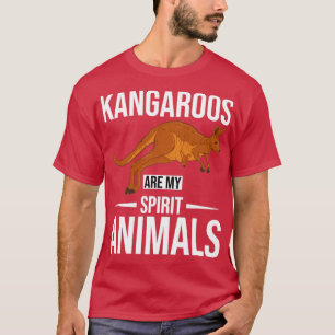 Camiseta Espírito Espiritual Marsupial Australiano Kangaroo
