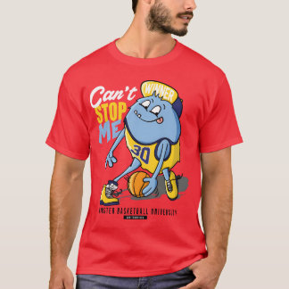 Camiseta Espírito esportivo divertido Basquete engraçado vi