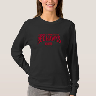 Camiseta Espírito Estabelecido dos Redhawks da Universidade