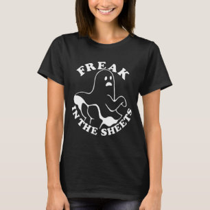 Camiseta Espírito Fantasma De Halloween Engraçado Nas Fol