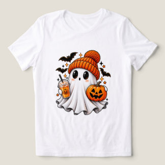 Camiseta Espírito Fantasmagórico Aboborado de Abóbora e Esp