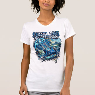 Camiseta Espírito Futebol Escócia Esqueleto Atacante Nações