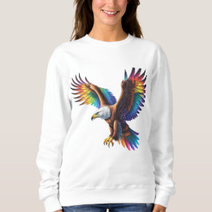 Camiseta 🦅 ✨ Espírito Indomado: A Águia Arco-Íris da Liber