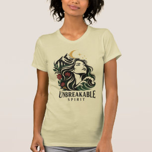 Camiseta Espírito Inquebrantável – Retrato da Natureza Femi