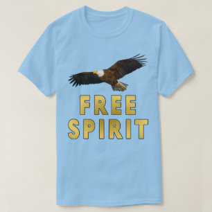 Camiseta Espírito Livre Com Águia Careca Voando