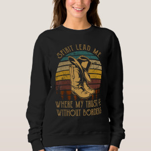 Camiseta Espírito Me Leva Onde Minha Confiança Está Sem Fro