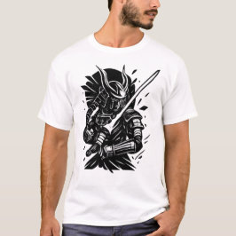 Camiseta Espírito Samurai: A Arte da Força e da Honra